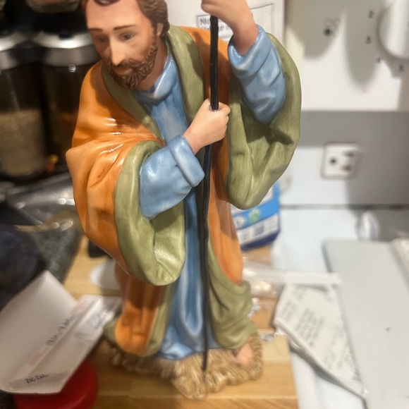 Franklin Mint Joseph The Nativity Ceramic Figurine Vintage 1989 - No Box - Picture 2 of 7